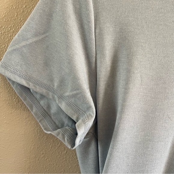 Zuda Vapor blue  Open Twist Back Athletic Tee X-small NWOT - Picture 5 of 10